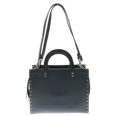 COACH (コーチ) ローグ25 3WAYハンドバッグ ショルダーバッグ ブラック レザー CU052 シルバー金具