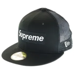 SUPREME (シュプリーム) 23SS ×NEW ERA Box Logo Mesh ニューエラ ボックスロゴ メッシュキャップ ブラック