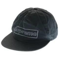 SUPREME (シュプリーム) 21SS KAWS Chalk Logo 5-Panel Black カウズ チョーク ロゴ 5-パネル キャップ ブラック