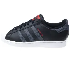 adidas (アディダス) W SUPERSTAR ウィメンズ スーパースター ローカットスニーカー ブラック/ホワイト US9.5/26.5cm HQ1917