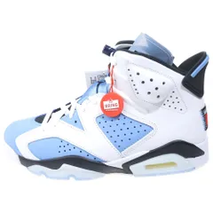 NIKE (ナイキ) AIR JORDAN 6 UNC エアジョーダン6 ハイカットスニーカー ブルー US9/27cm CT8529-410