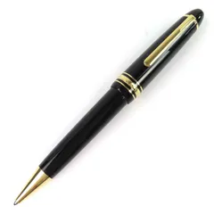 良品▼MONTBLANC モンブラン マイスターシュテュック ル・グラン ホワイトスター ツイスト式 ボールペン ブラック ゴールド ケース付き ドイツ製 メンズ 筆記確認済み 極美品△MONTBLANC モンブラン MB10456 マイスターシュテュック ル