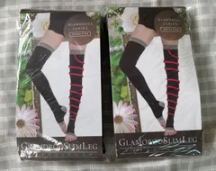 【未使用品】グラマラスリムレッグ　GLAMOROUSLIMLEG   SOCKS TYPE  ソックスタイプ　 2組セット