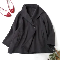 UNIQLO ユニクロ ダブルフェイスショートコート ウール 毛 混 (LY＋0284)26F