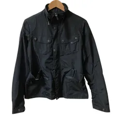 美品 Ralph Lauren ラルフローレン RLX ナイロン ミリタリージャケット ブラック レディース 古着 中古 USED