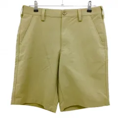 【美品】アンダーアーマー ハーフパンツ ベージュ 無地 メンズ 32 ゴルフウェア UNDER ARMOUR