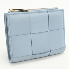 BOTTEGA VENETA ボッテガ・ヴェネタ スモール カセット 二つ折り財布/ラムスキン【中古】 レディース