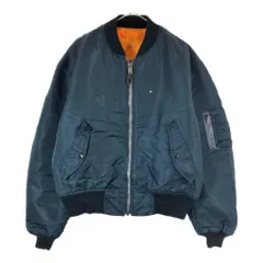 70年代 USA製 SPIEWAK スピーワック MA-1 フライトジャケット ミリタリー ネイビー(メンズ XL相当)中古 古着 X4591のサムネイル