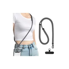 【新品】 [MOECHO] スマホ ショルダーストラップ 【長さ調整可能・紛失・落下防止・10色展開】 携帯ストラップ ストラップホルダー ネックストラップ スマホ ショルダー 首掛け 肩掛け 斜めがけ 携帯用 アクセサリー かわいい おしゃれ 1