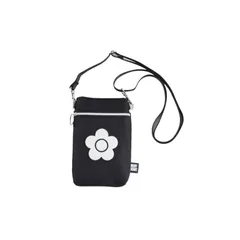 【新品】 MARY QUANT (マリークヮント) ショルダーポーチ (ブラック) スマホショルダー スマホポーチ ポシェット ポケットプラス (約17cm×10cm×2cm) 000847-0001-02 1