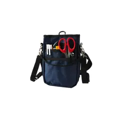 【新品】 [CARRY ALL BEFORE ONE] 4WAY ミニサコッシュ カラビナ ベルトポーチ スマホポーチ シザーバッグ ナースポーチ 介護 作業 仕事 スマホ2台持ち対応 ウエスト/ショルダーベルト付き 撥水 防傷 A6ノート6.8インチ対応 0
