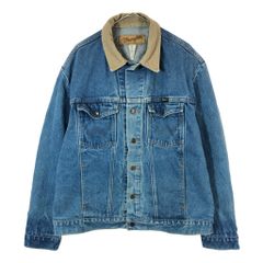 90年代 USA製 Wrangler ラングラー M-159 デニムジャケット ブルー(メンズ L)中古 古着 X4593