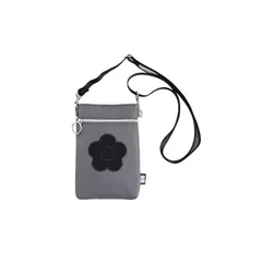 【新品】 MARY QUANT (マリークヮント) ショルダーポーチ (グレー) スマホショルダー スマホポーチ ポシェット ポケットプラス (約17cm×10cm×2cm) 000847-0001-01 1