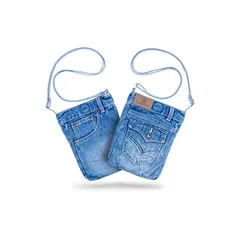 【新品】 UK Trident デニム スマホショルダー バッグ ショルダーバッグ スマホぽーち レディース 縦型 スマホポシェット 軽量 斜め掛け 携帯ぽーち 女性人気 リメイク風 1