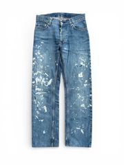 SS1998 クラシックカット ペイント インディゴデニム 29 - メルカリ