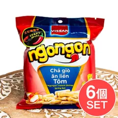 【6個セット】ベトナムスナック 海老ミニ春巻き　海老＆チリ味 50g 【VISSAN】【メーカー終売品・再入荷不可】 /