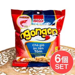 【6個セット】ベトナムスナック 海老ミニ春巻き　海老味 50g 【VISSAN】【メーカー終売品・再入荷不可】 / セッ