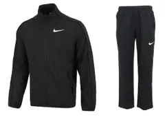 [ナイキ] 軽量ウーブン ジャケット×ロングパンツ 上下セットジャージ XL(176-185cm) 国内正規品 DM6620×6627 ブラック [ブラック] [XL]