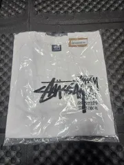 STUSSY 白 半袖 Tシャツ 新品 L