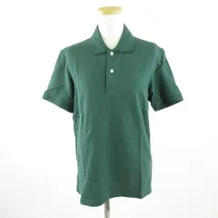 ユニクロ UNIQLO ドライカノコポロシャツ 半袖 緑 S *A828