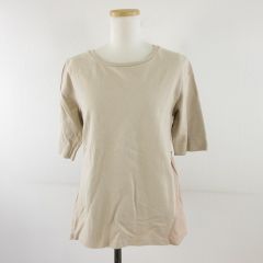 ハンチ HUNCH カットソー 五分袖 フレア ベージュ M *A840