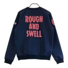 サイズ：M ROUGH&SWELL ラフアンドスウェル RSM-19207 ダンボールニット スウェット トレーナー  ネイビー系 [240101641368] ゴルフウェア メンズ ストスト