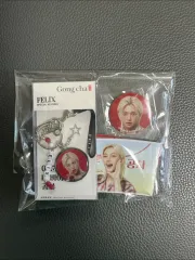 Stray Kids スキズ フィリックス(FELIX・ヨンボク) GONGCHA(ゴンチャ) キーホルダー バッジ セット (新品)