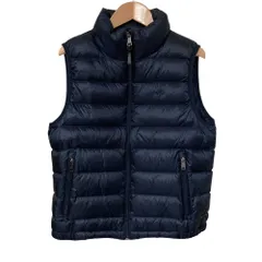 美品 POLO RALPH LAUREN ポロラルフローレン ポニー刺繍 ダウンベスト Sサイズ ネイビー レディース 古着 中古 USED