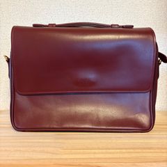 CELINEレザー ショルダーバッグ ボルドー Y2K - メルカリ