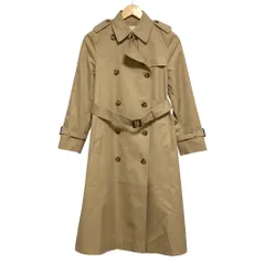 美品 UNITED ARROWS ユナイテッドアローズ ギャバ トレンチコート サイズ34 ベージュ レディース 古着 中古 USED