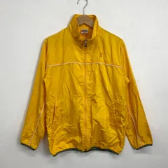 90s MIZUNO SUPER STAR トラックジャケット ジャージ イエロー 日本製 ハイネック JAPAN VINTAGE 古着 C259