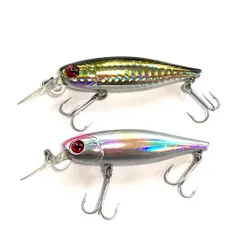 65ｍｍ シーバス ミノー 2個セット まとめて シャッド ヒラメ マゴチ シーバスルアー まとめ売りのサムネイル