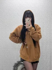 カーハート レインディフェンダー サーマル カジュアル ヴィンテージ フードジップアップ M C09739