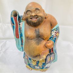 ☆美品 七福神 布袋様 骨董品 縁起物 インテリア 置物 笑門来福 夫婦