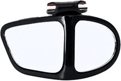 キッソス（ＫＩＳＳＯＳ） ミラー 車用 補助ミラー 自動車 カー用品 補助用サイドミラー 左サイドミラー 左用 汎用 (ブラック)