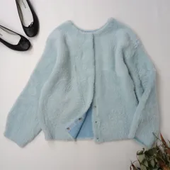 PLST プラステ フェザーヤーン2WAYカーディガン (121Y＋4988)26F