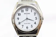 【W300-8】動作品 REGUNO レグノ ソーラー 腕時計 E031-K005418 メンズのサムネイル