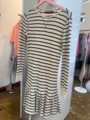 ポロ ラルフローレン ストライプ ティアード ONE PIECE