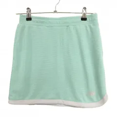 【美品】ニューバランスゴルフ スカート ブルーグリーン系 ワッフル生地風  レディース 1(M) ゴルフウェア 2023年モデル New Balance