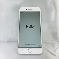 A【簡易動作確認済】iPhone8 64GB 充電残量100% シルバー 白 ホワイト スマートフォン 初期化済