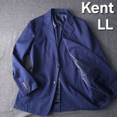 【👌値下げ交渉受付中】Kent ケント 春 テーラードジャケット LL ネイビー コットン100% ジャケパン ビジネス