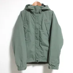 美品 THE NORTH FACE ザノースフェイス スクープジャケット マウンテンパーカー NPW61940 Lサイズ グリーン レディース 古着 中古 USED