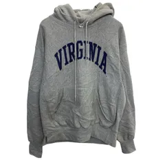 Lee プリントスウェット パーカー L グレー リー プルオーバー フーディー ビッグプリント トップス 春秋物 a803-5555