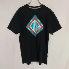 M1-02589【Mens】NIKE(ナイキ）Tシャツ 半袖 (XL) /黒 全体的に色あせ有 両脇下に毛玉有 K
