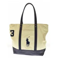 【POLORALPHLAUREN】BIGポニー ナンバリング キャンバストートバッグ