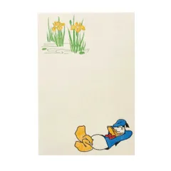 鳩居堂 葉書 活版 ディズニー 伝統工芸シリーズ ドナルドダック 5枚セット [ドナルドダック]