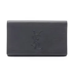 YVES SAINT LAURENT イヴ・サンローラン YSLロゴ セカンドバッグ クラッチバッグ