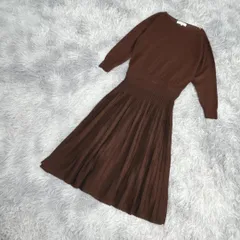 【良品】ROPE PICNIC ニットロングワンピース (38) 大人カワイイ