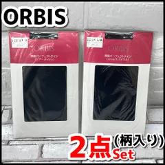 未使用品　ORBIS オルビス　レディース/婦人　美脚パーフェクトタイル　サイズL～LL　ブラック　柄違い2点セット　NMO3-046-08のサムネイル