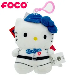 大谷翔平 ハローキティ ロサンゼルス ドジャース ぬいぐるみ キーホルダー バッグチャーム MLB公式 Shohei Ohtani Dodgers Hello Kitty Plush Keychain FOCO ybc